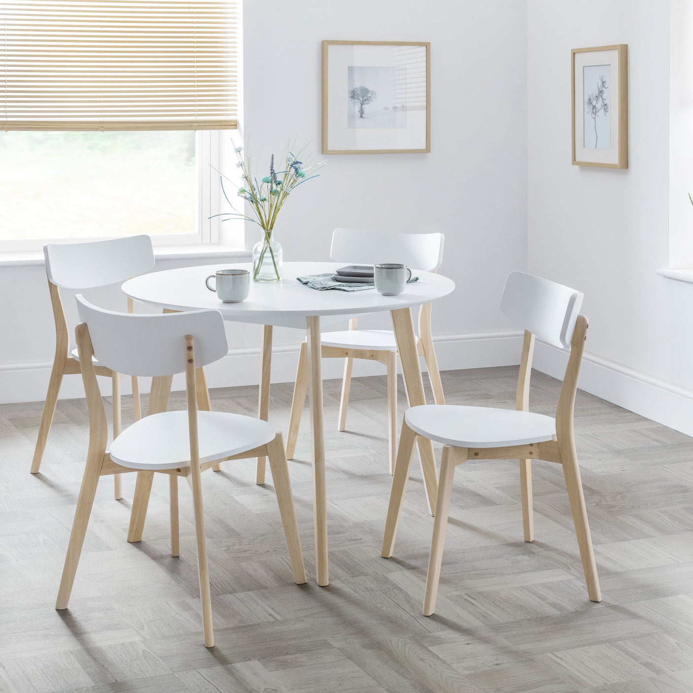 Casa Round Dining Table - Grey - CAS201