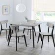 Casa Rectangular Dining Table - Grey - CAS203