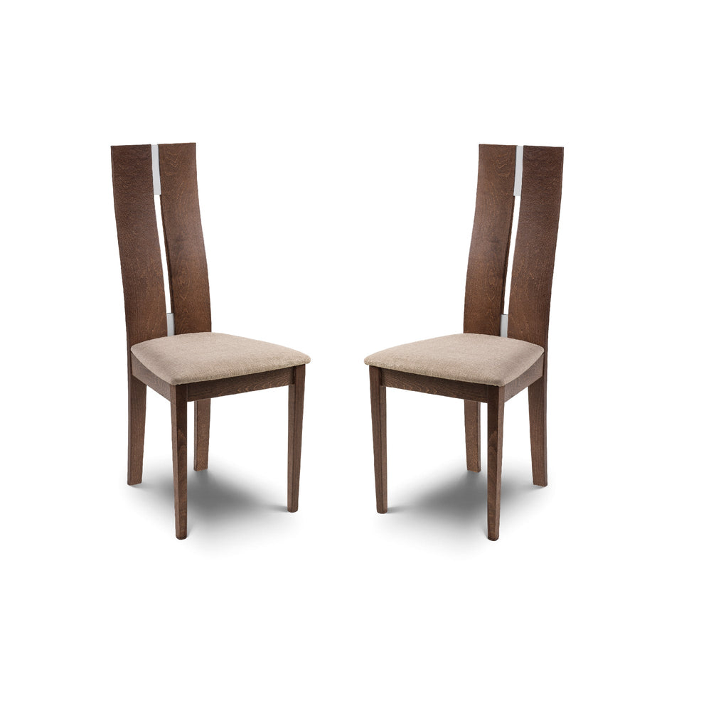 Cayman Dining Chair (Set of 2) - Dark Brown - CAY802