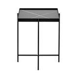 Celia Side Table - Black and White - CEL001