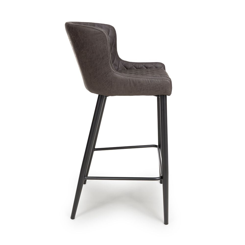 Charlie Stool - Grey (sold in 2's) - Image 3