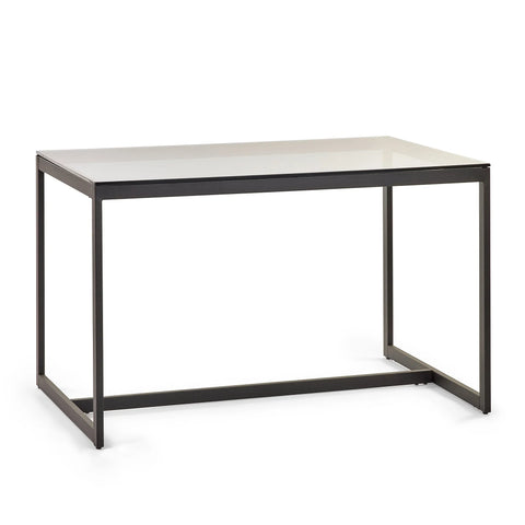 Chicago Dining Table - Glass and Black - CHI015