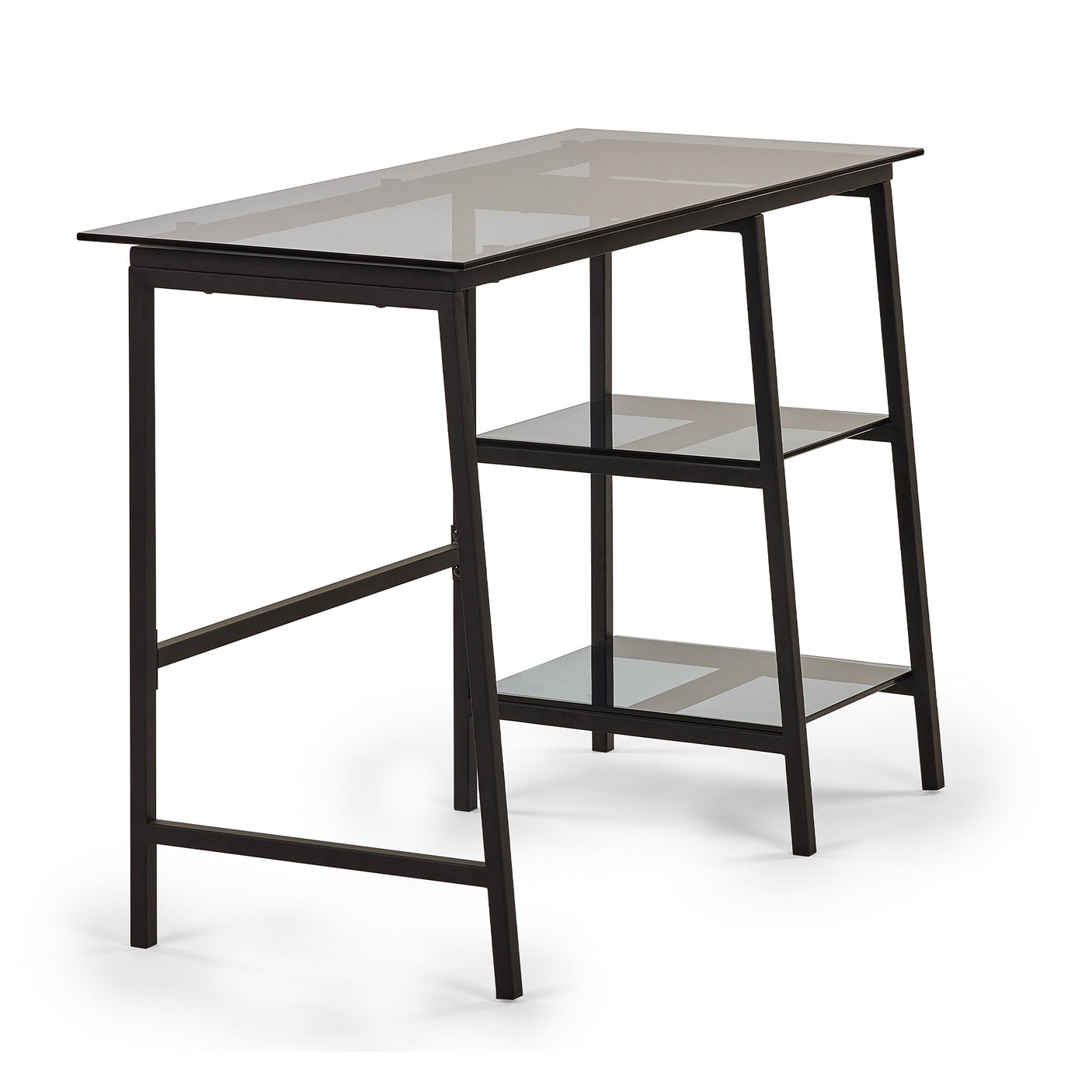 Chicago Desk - Glass and Black - CHI016