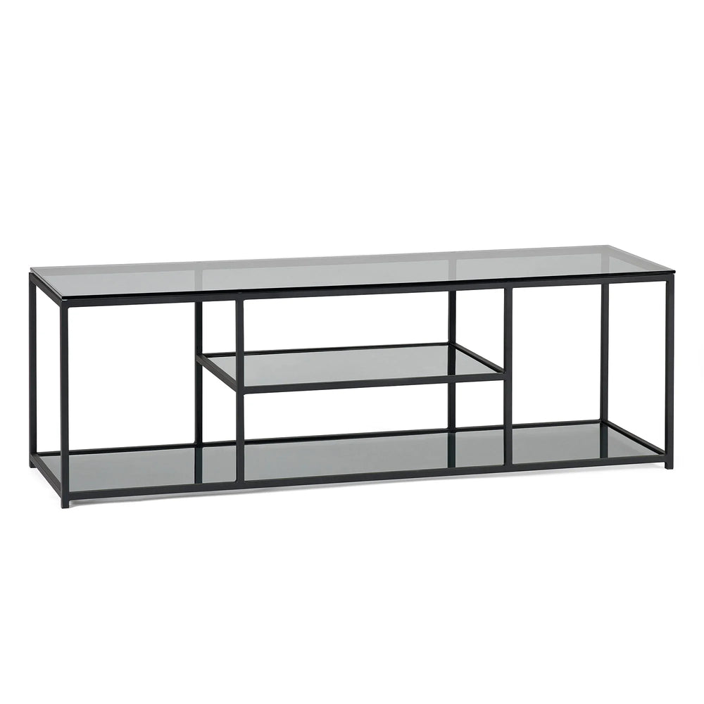 Chicago Tv Unit - Glass and Black - CHI022