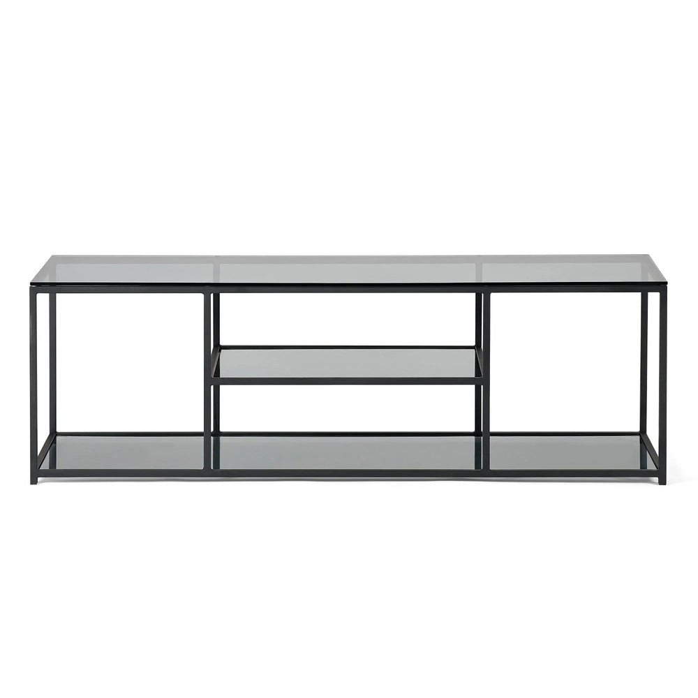 Chicago Tv Unit - Glass and Black - CHI022