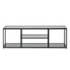 Chicago Tv Unit - Glass and Black - CHI022