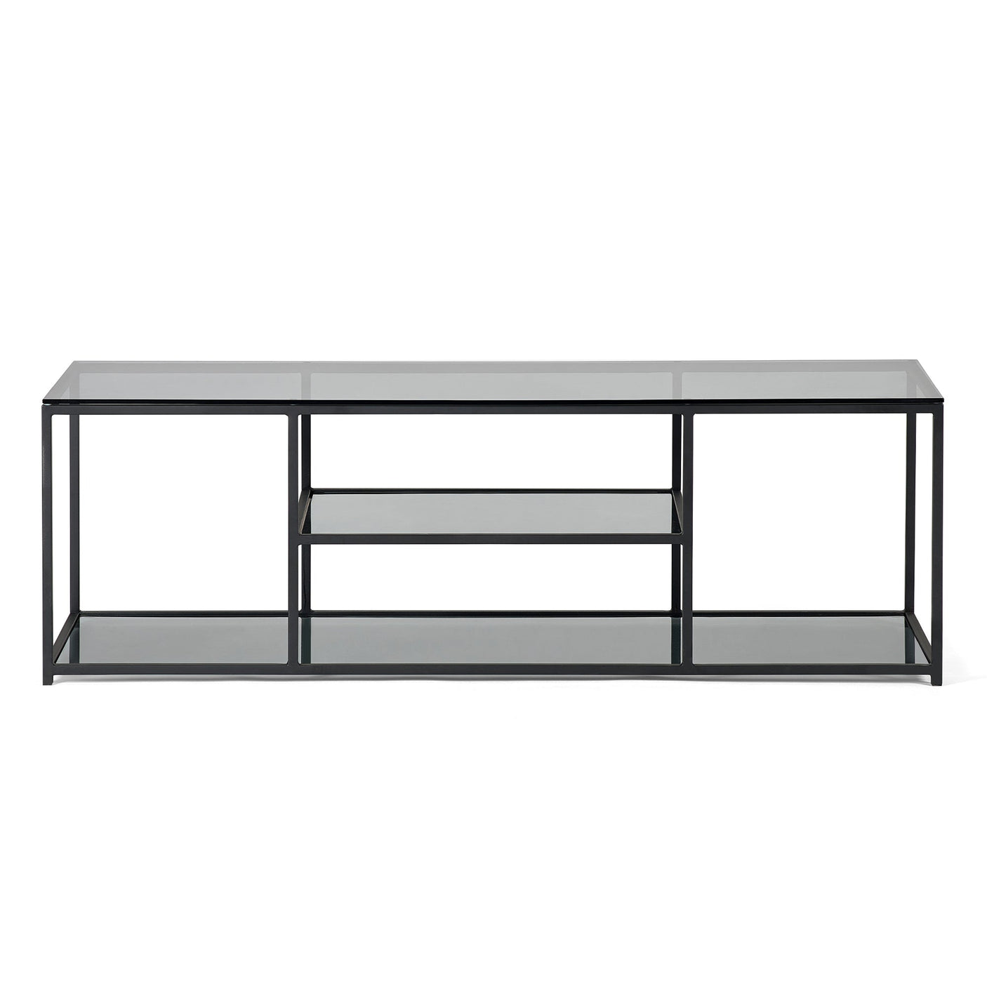 Chicago Tv Unit - Glass and Black - CHI022