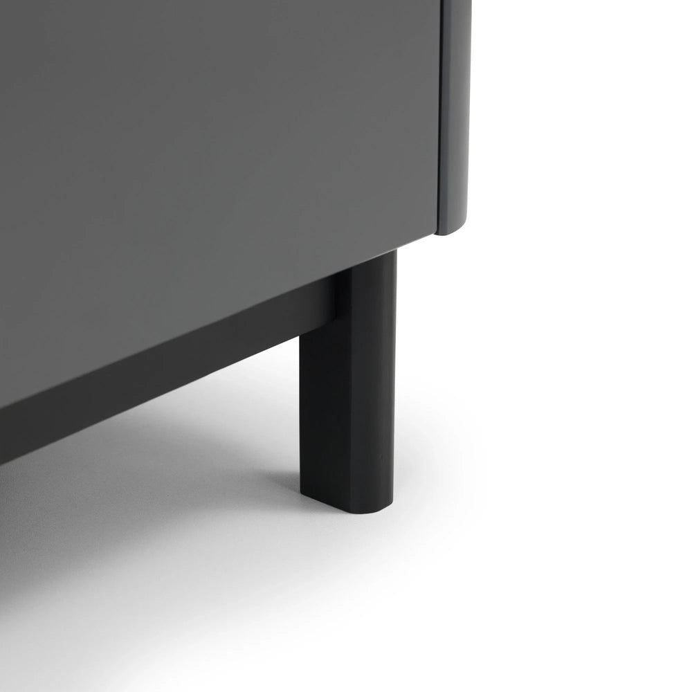 Chloe Bedside - Grey - CHL002