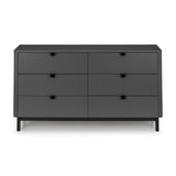 Chloe 6 Drawer Wide Chest - Grey - CHL004