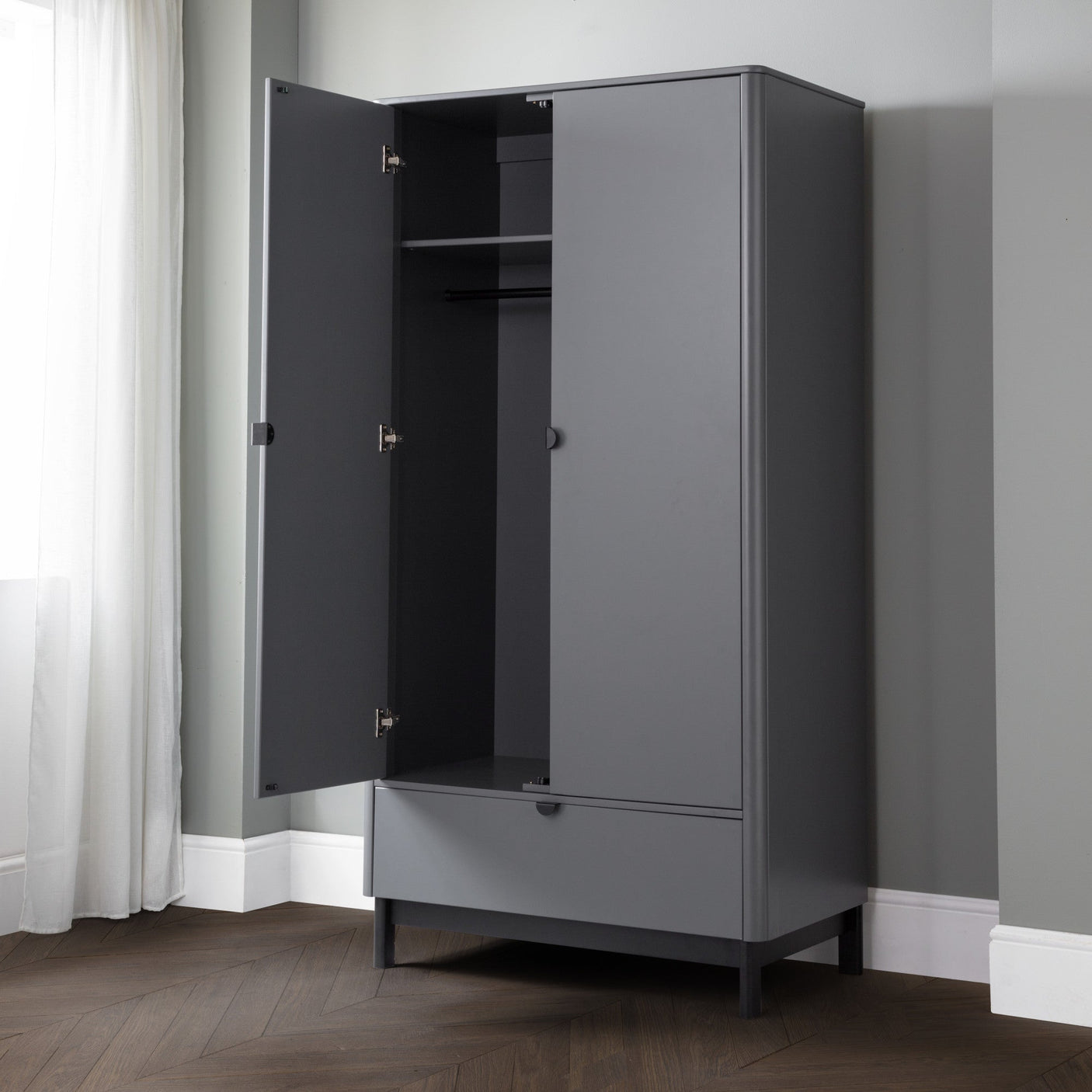 Chloe Wardrobe - Grey - CHL005