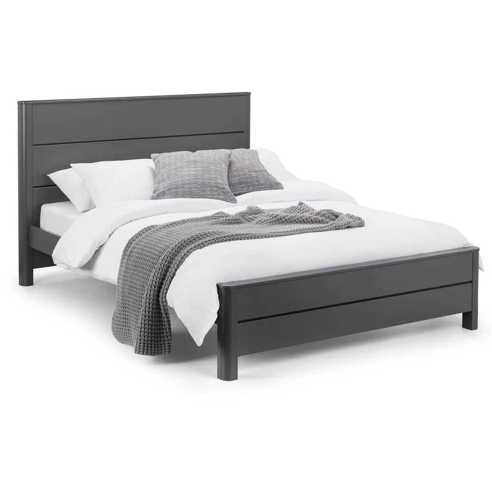 Chloe Bed - Grey / Double - CHL006