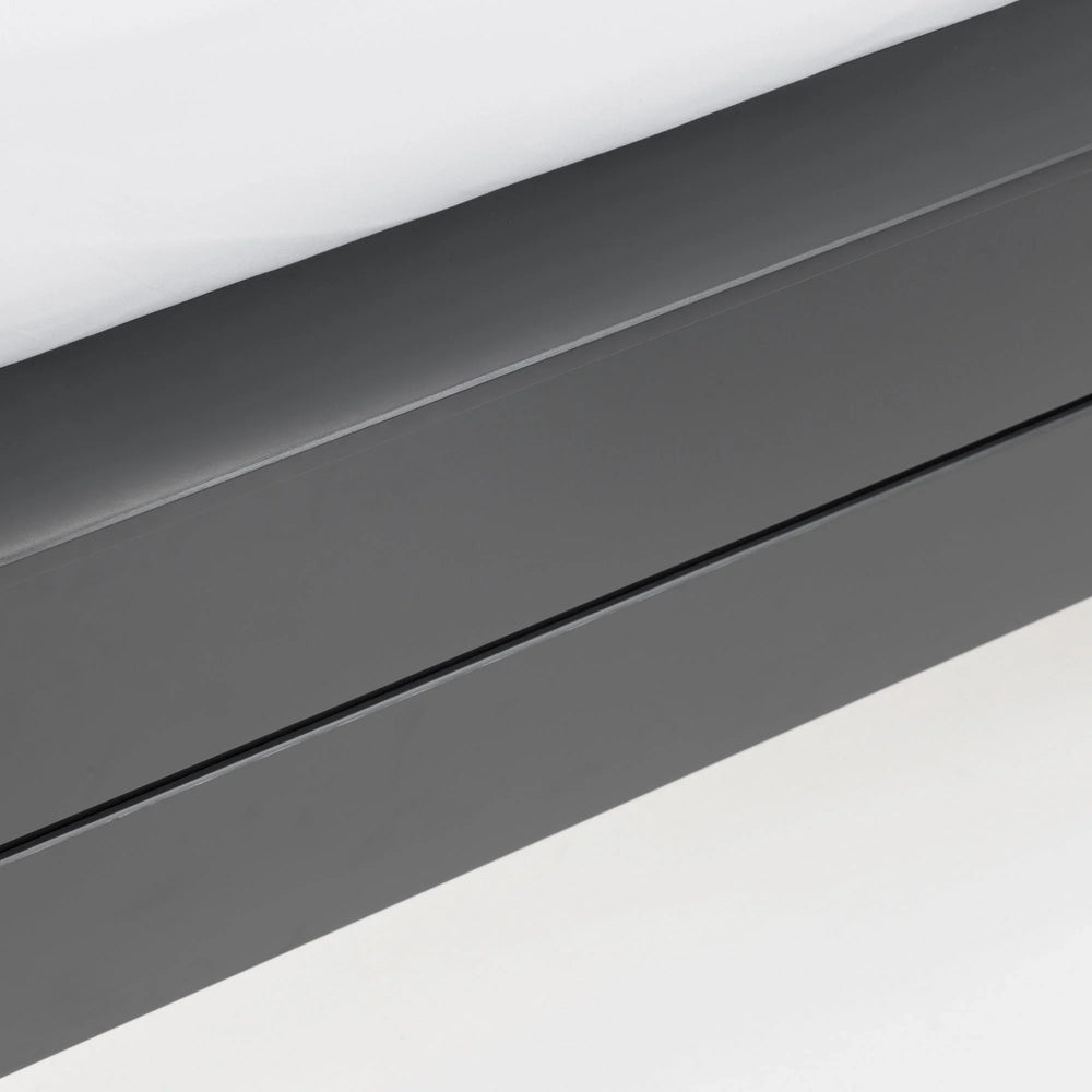 Chloe Bed - Grey / Double - CHL006