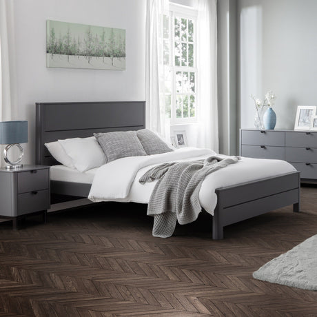 Chloe Bed - Grey / King - CHL007