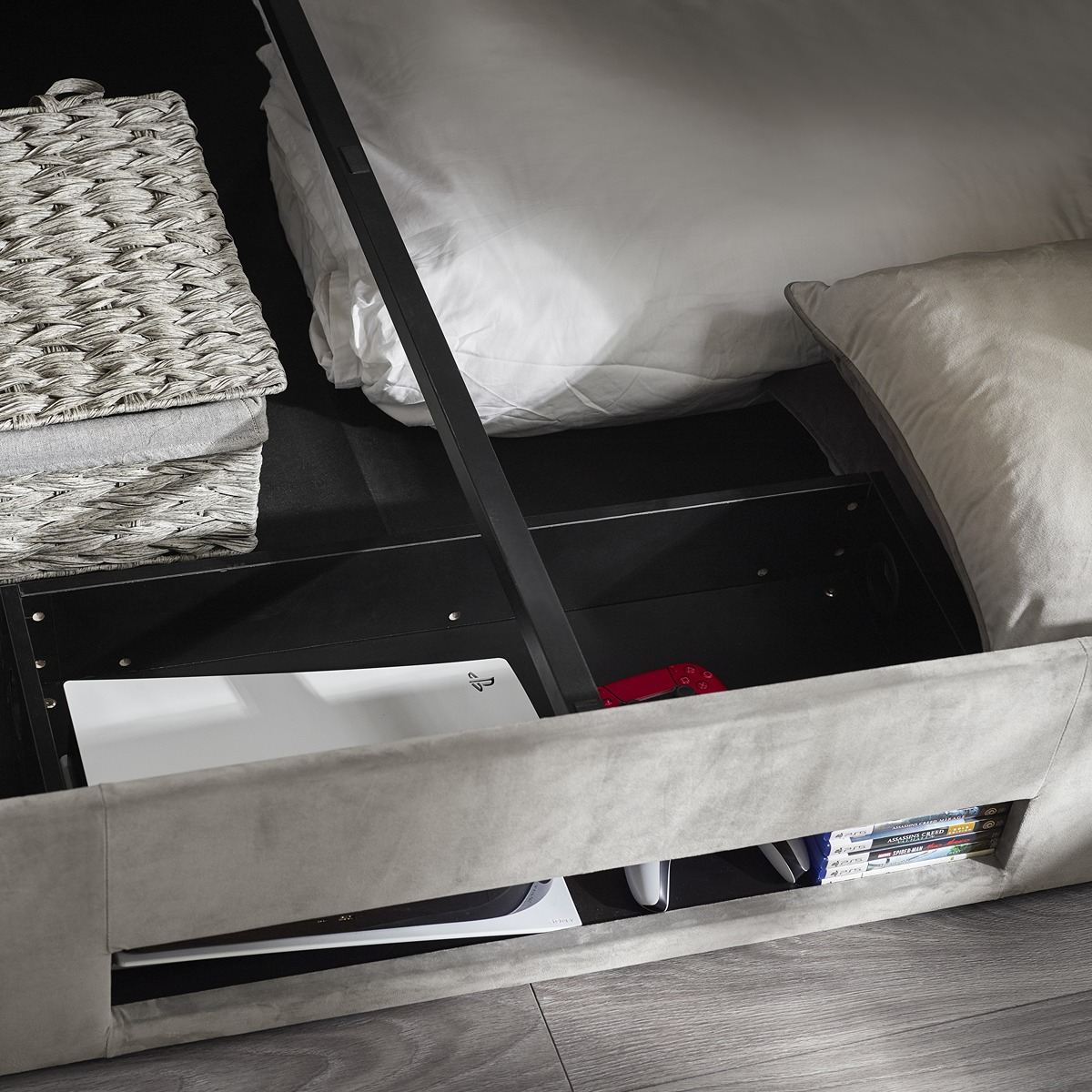 Clara Side Lift Ottoman TV Bed