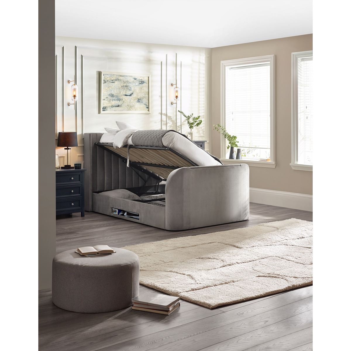 Clara Side Lift Ottoman TV Bed