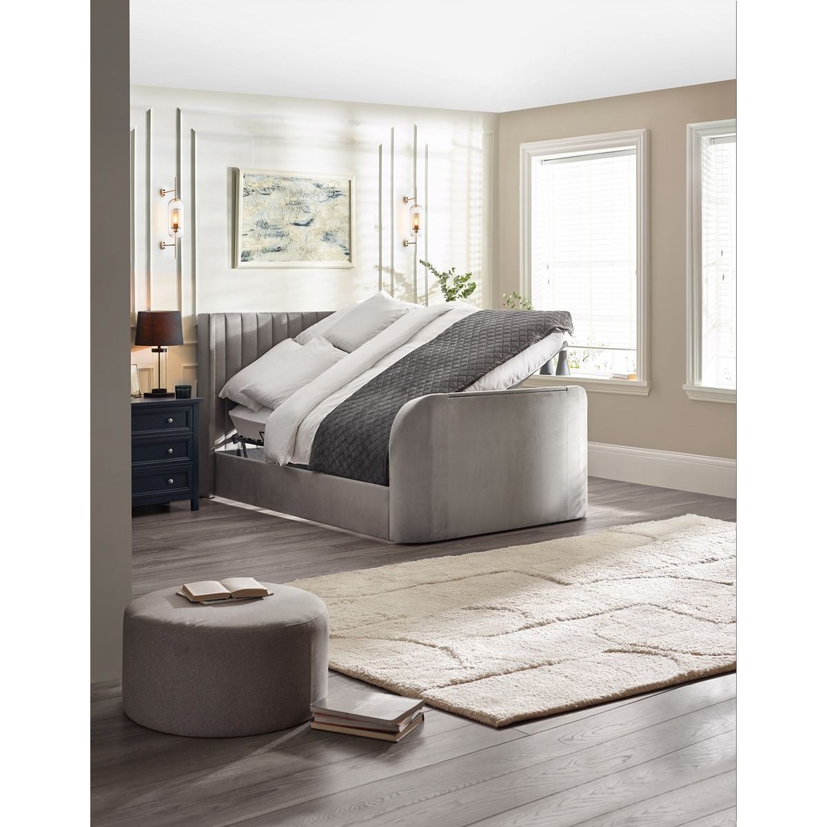 Clara Side Lift Ottoman TV Bed