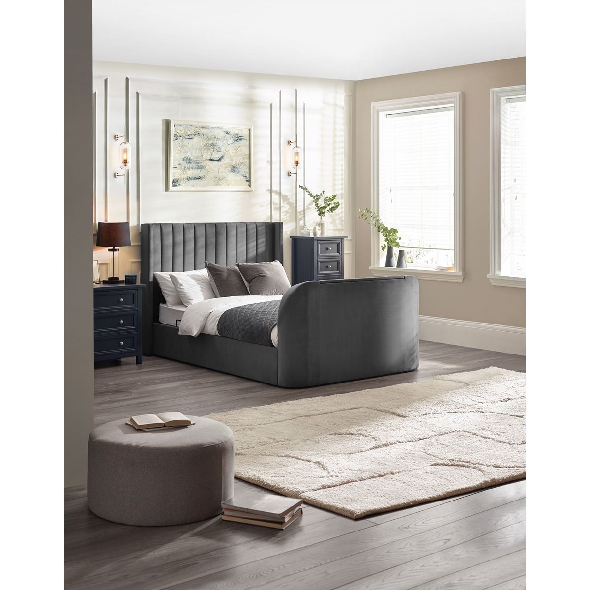 Clara Side Lift Ottoman TV Bed