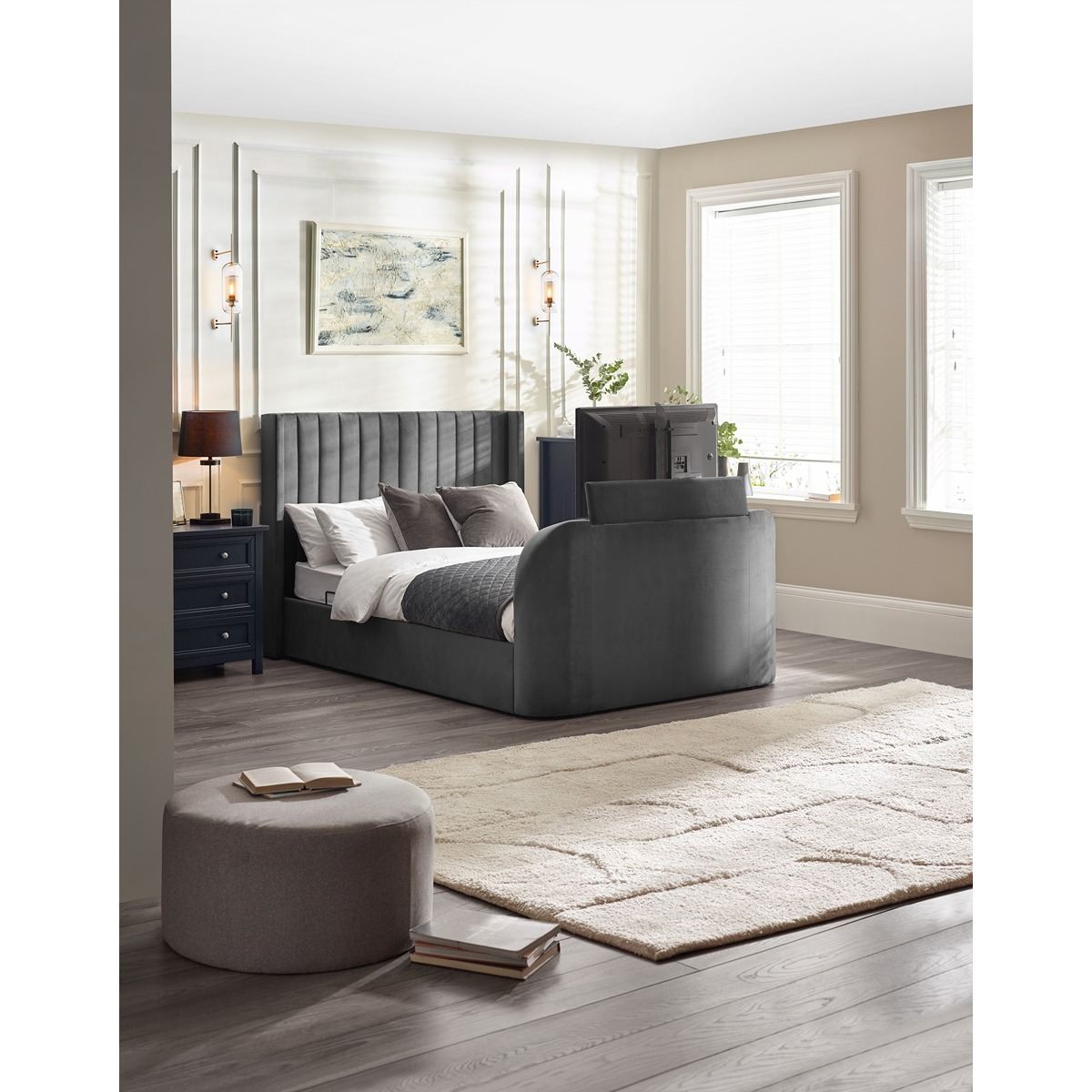 Clara Side Lift Ottoman TV Bed