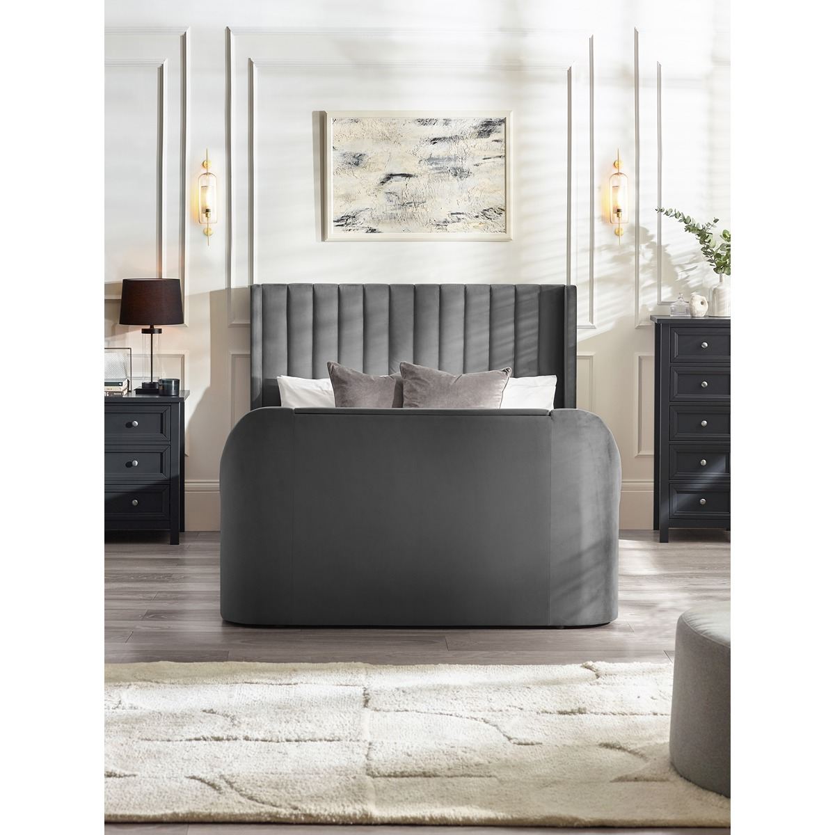 Clara Side Lift Ottoman TV Bed