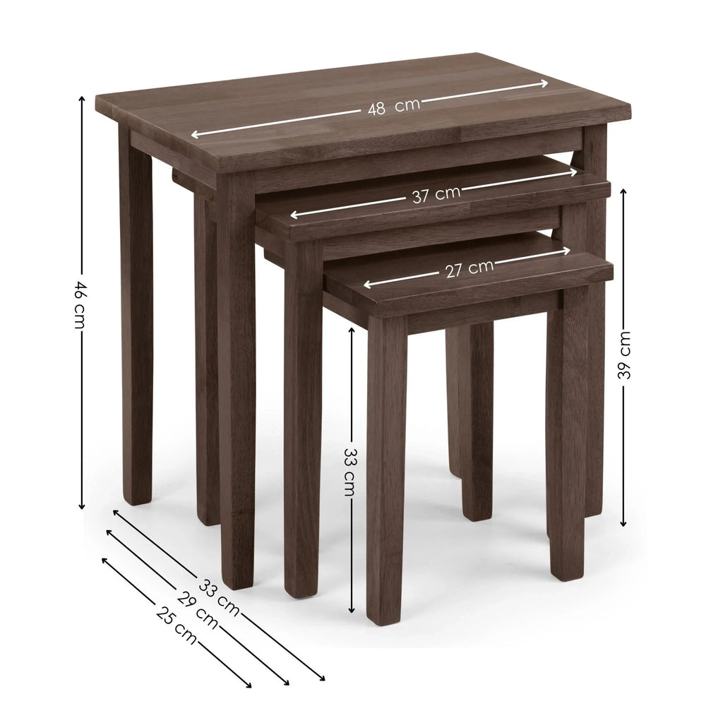 Cleo Nest Of Tables - Black - CLE102