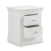Clermont Bedside - White - CLE201