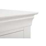 Clermont Bedside - White - CLE201