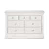 Clermont 4+3 Drawer Chest - White - CLE203