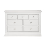 Clermont 4+3 Drawer Chest - White - CLE203