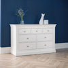Clermont 4+3 Drawer Chest - White - CLE203