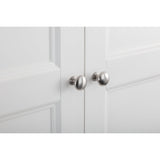 Clermont 2 Door 1 Drawer Wardrobe - White - CLE204