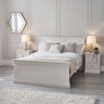 Clermont Bed - White / Double - CLE205