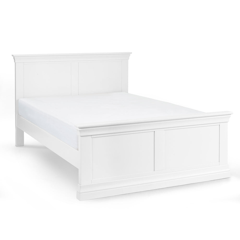 Clermont Bed - White / Double - CLE205