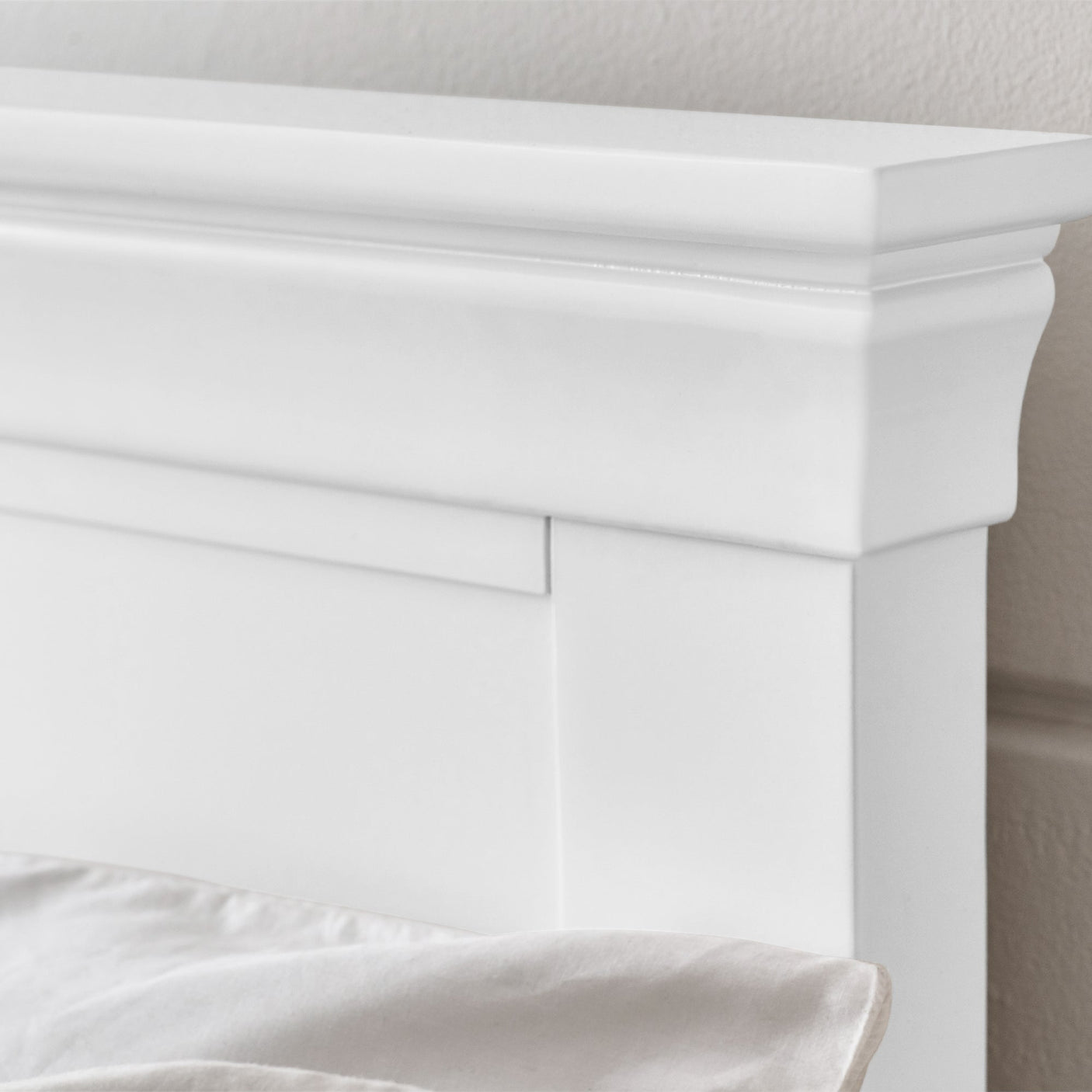 Clermont Bed - Light Grey / Double - CLE305