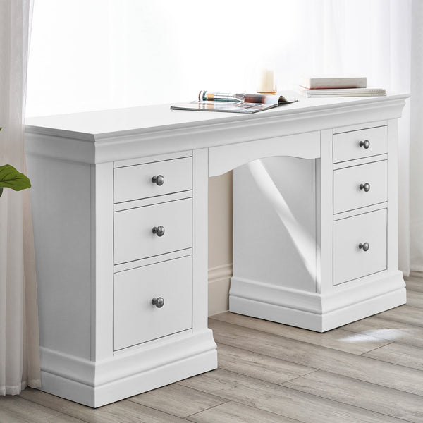 Clermont Dressing Table - White - CLE207
