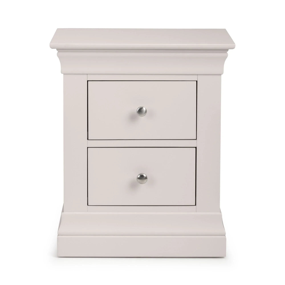 Clermont Bedside - White - CLE201