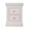 Clermont Bedside - White - CLE201