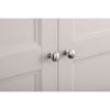 Clermont 2 Door 1 Drawer Wardrobe - White - CLE204