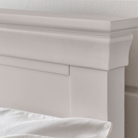 Clermont Bed - White / Double - CLE205