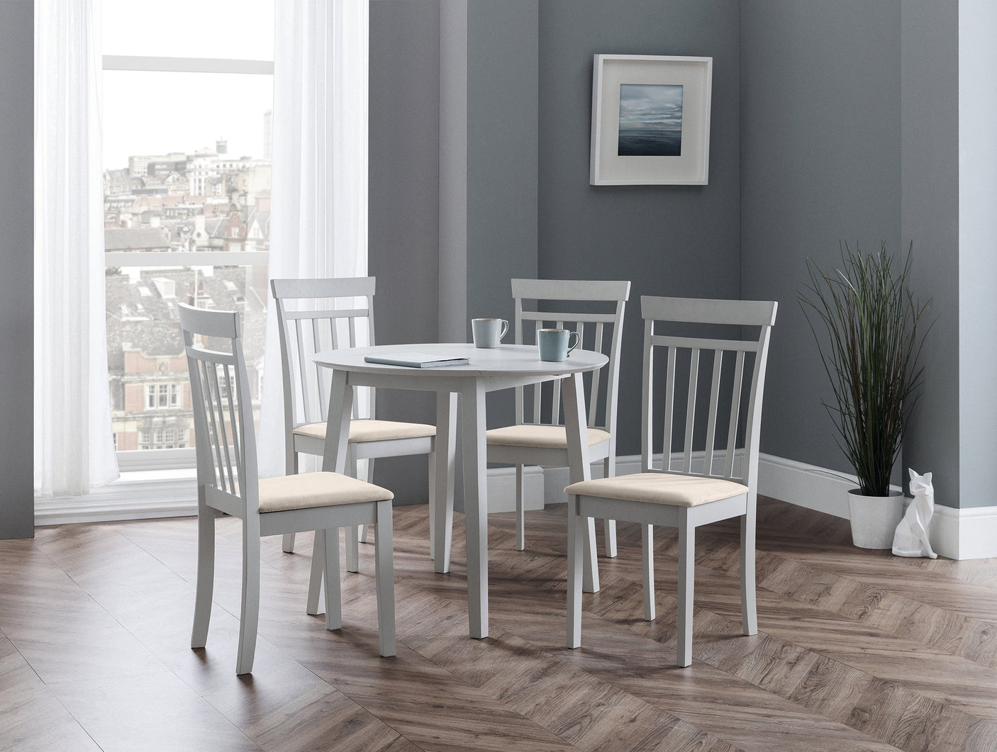 Coast Dining Chair (Set of 2) - Grey - COA103