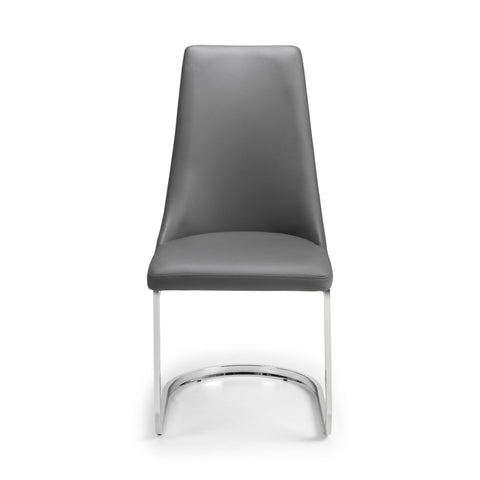 Como Cantilever Dining Chair (Set of 2) - Grey - COM103