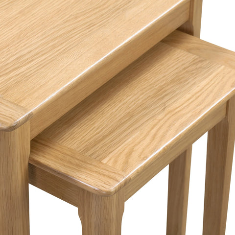 Cotswold Nest Of 2 Tables - Light Brown - COT110