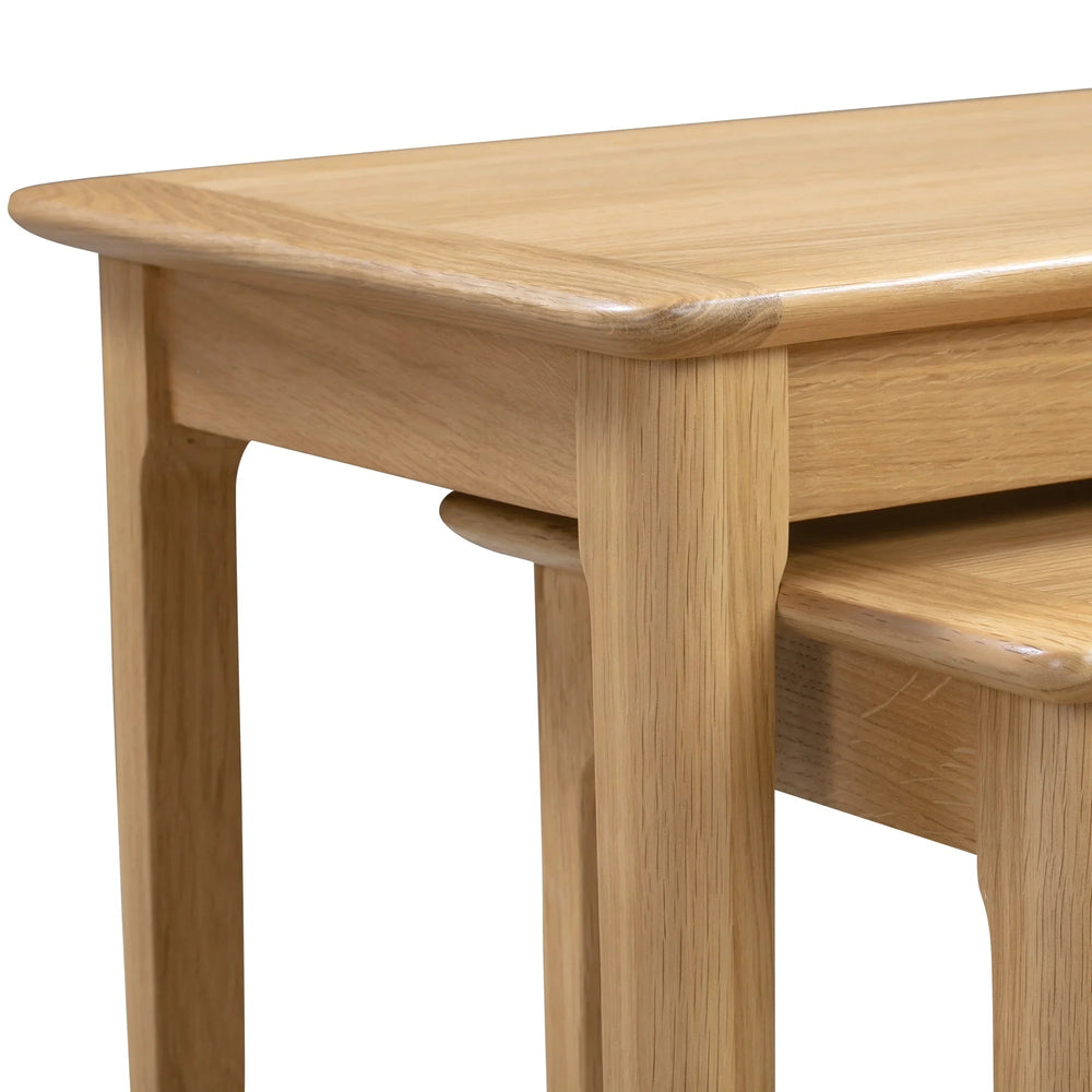 Cotswold Nest Of 2 Tables - Light Brown - COT110