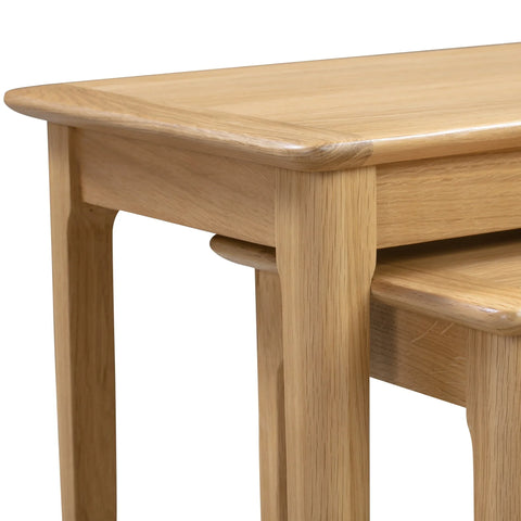 Cotswold Nest Of 2 Tables - Light Brown - COT110
