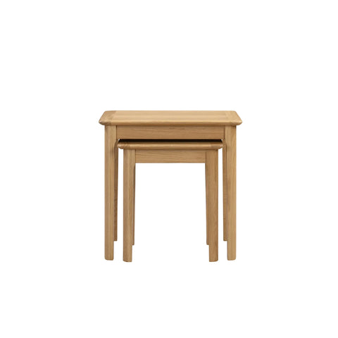 Cotswold Nest Of 2 Tables - Light Brown - COT110