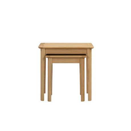 Cotswold Nest Of 2 Tables - Light Brown - COT110