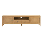 Cotswold Widescreen Tv Unit - Light Brown - COT113