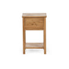 Coxmoor 1 Drawer Bedside - Light Brown - COX301