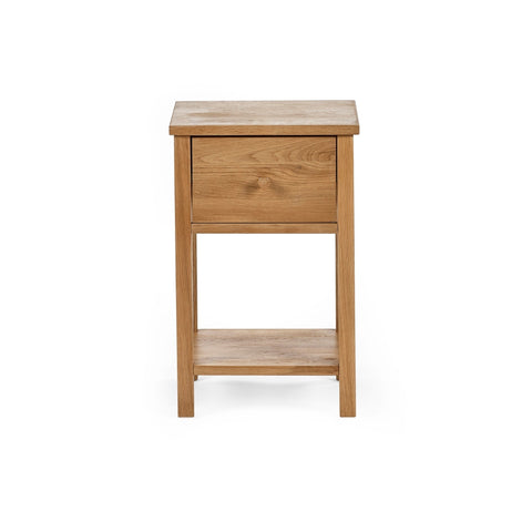 Coxmoor 1 Drawer Bedside - Light Brown - COX301