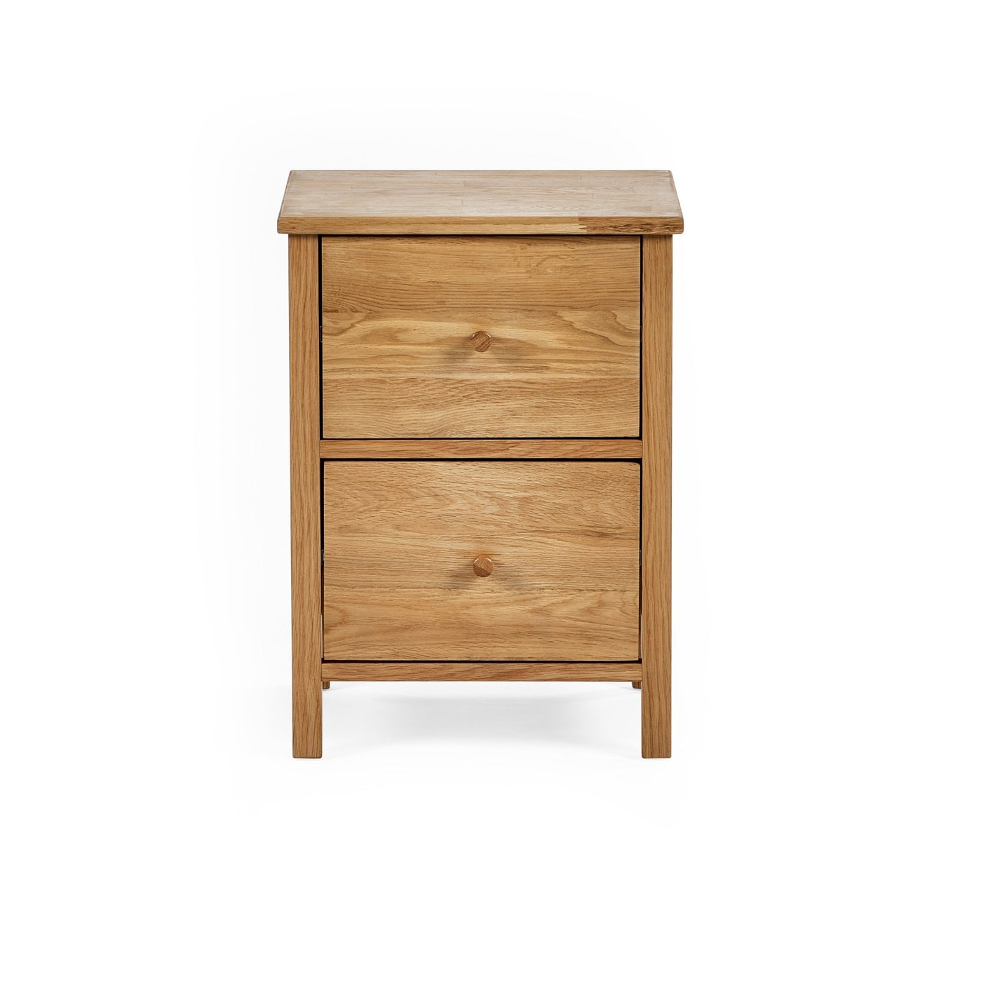 Coxmoor 2 Drawer Bedside - Light Brown - COX302