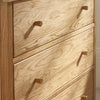 Coxmoor 5 Drawer Wide Chest - Light Brown - COX304